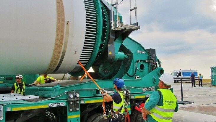 Windpark Zöthen - Bladelifter
